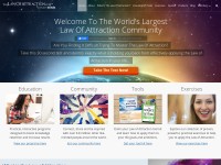 Desktop screenshot for thelawofattraction.com