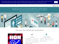 Desktop screenshot for hon.ch