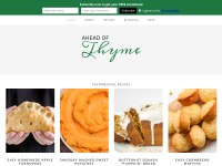 Desktop screenshot for aheadofthyme.com