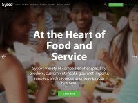 Desktop screenshot for sysco.com