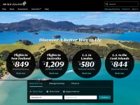 Desktop screenshot for airnewzealand.com