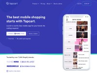 Desktop screenshot for tapcart.co