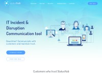 Desktop screenshot for statushub.io