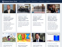 Desktop screenshot for studentnewsdaily.com