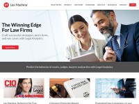 Desktop screenshot for lexmachina.com