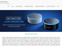 Desktop screenshot for alexaechosetup.com