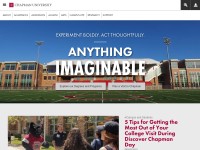 Desktop screenshot for chapman.edu