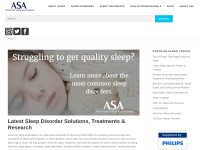 Desktop screenshot for sleepassociation.org