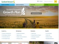 Desktop screenshot for saskatchewan.ca