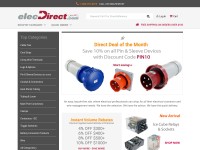Desktop screenshot for elecdirect.com