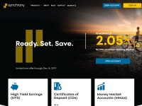 Desktop screenshot for synchronybank.com
