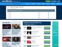 Desktop screenshot for jambase.com