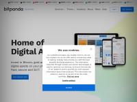 Desktop screenshot for bitpanda.com