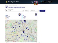Desktop screenshot for benzinpreis-blitz.de