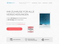 Desktop screenshot for friendsurance.de