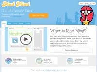 Desktop screenshot for madmimi.com