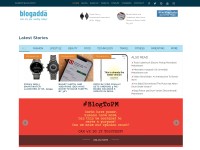 Desktop screenshot for blogadda.com