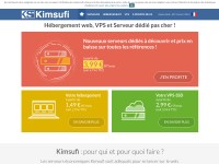 Desktop screenshot for kimsufi.com