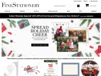 Desktop screenshot for finestationery.com