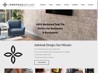Desktop screenshot for indoteakdesign.com