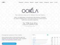 Desktop screenshot for ookla.com