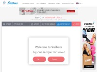 Desktop screenshot for scribens.com