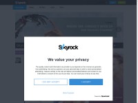 Desktop screenshot for skyrock.com