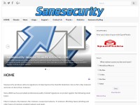 Desktop screenshot for sanesecurity.net
