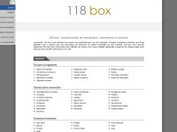 Desktop screenshot for 118box.com