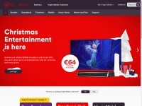 Desktop screenshot for virginmedia.ie