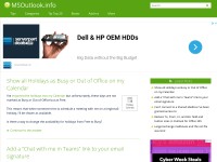 Desktop screenshot for msoutlook.info