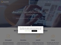 Desktop screenshot for ratepay.com