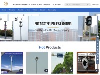 Desktop screenshot for chinasteelpole.com