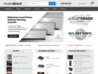Desktop screenshot for musicdirect.com
