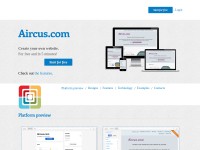 Desktop screenshot for aircus.com