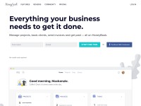 Desktop screenshot for honeybook.com