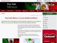 Desktop screenshot for paratodomexico.com