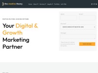 Desktop screenshot for thecreativetheory.com