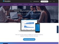 Desktop screenshot for acumatica.com