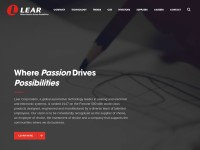 Desktop screenshot for lear.com