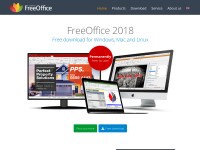 Desktop screenshot for freeoffice.com