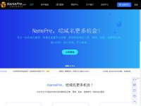 Desktop screenshot for namepre.com