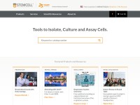 Desktop screenshot for stemcell.com