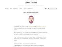 Desktop screenshot for dariusforoux.com