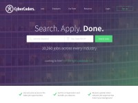 Desktop screenshot for cybercoders.com