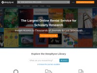 Desktop screenshot for deepdyve.com