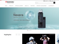 Desktop screenshot for shimadzu.com