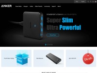 Desktop screenshot for anker.com