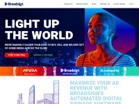 Desktop screenshot for broadsign.com