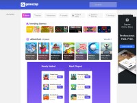 Desktop screenshot for gamezop.com